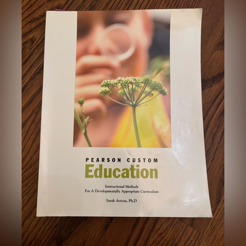 Pearson Custom Education Instructional Methods Sarah Avtzon